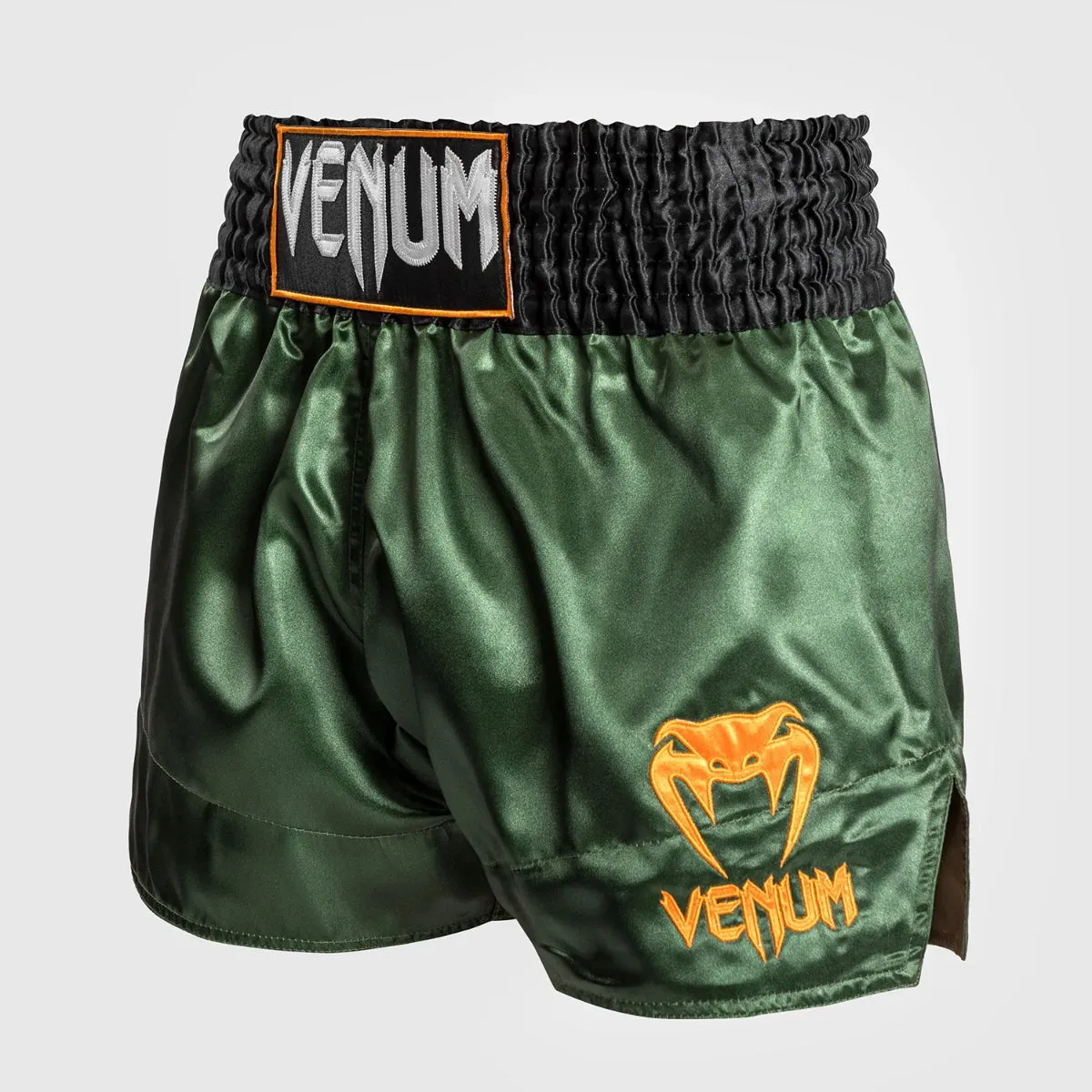 Venum Classic Muay Thai Shorts Green/Black/Gold