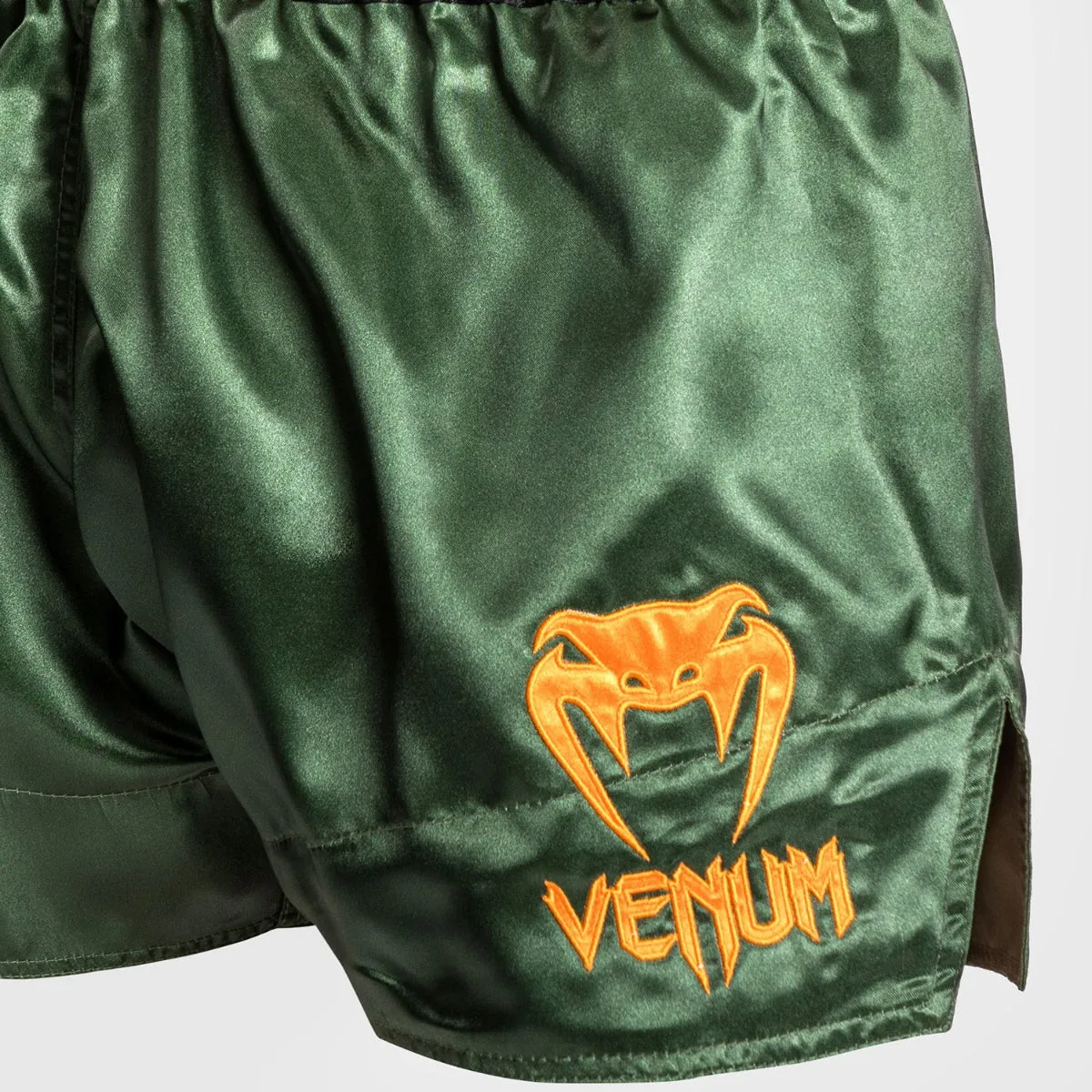 Venum Classic Muay Thai Shorts Green/Black/Gold