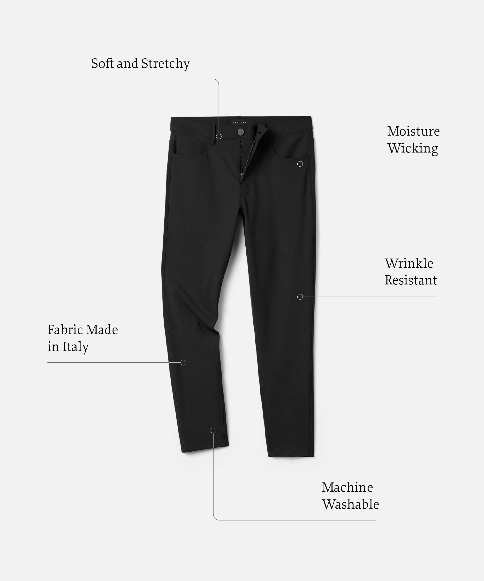 Women's Slim Merino Travel Pants