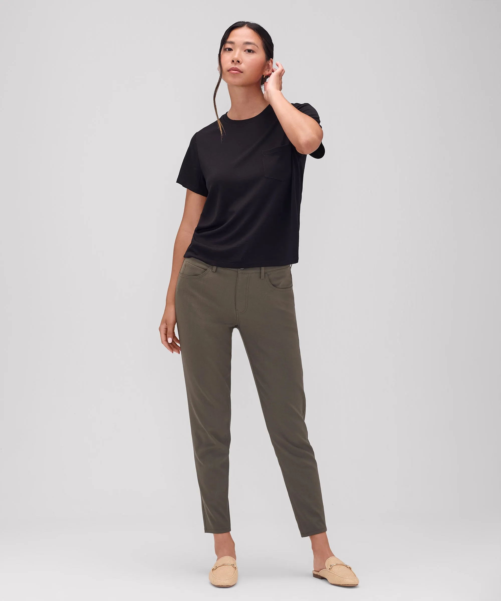 Women's Slim Merino Travel Pants