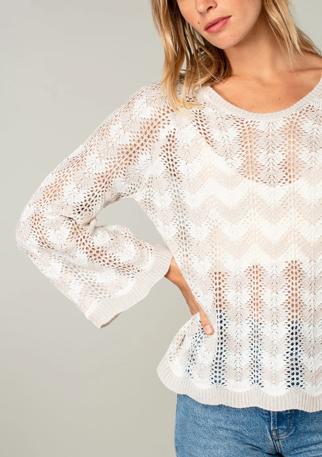 Yara Bell Sleeve Sweater